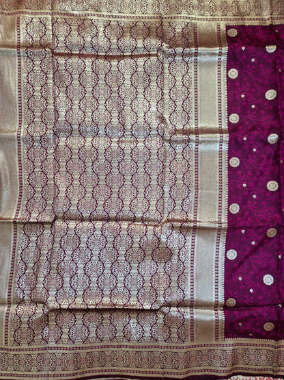 Banarasi Katan Silk Saree with Weaving Body