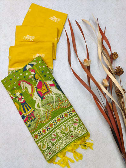 Baarat 3 -Handloom Weaving Silk Saree