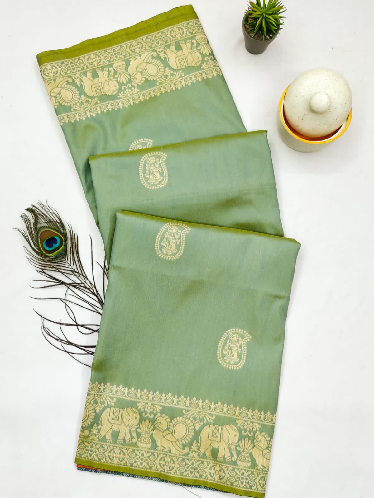 Baarat 5 -Handloom Weaving Silk Saree