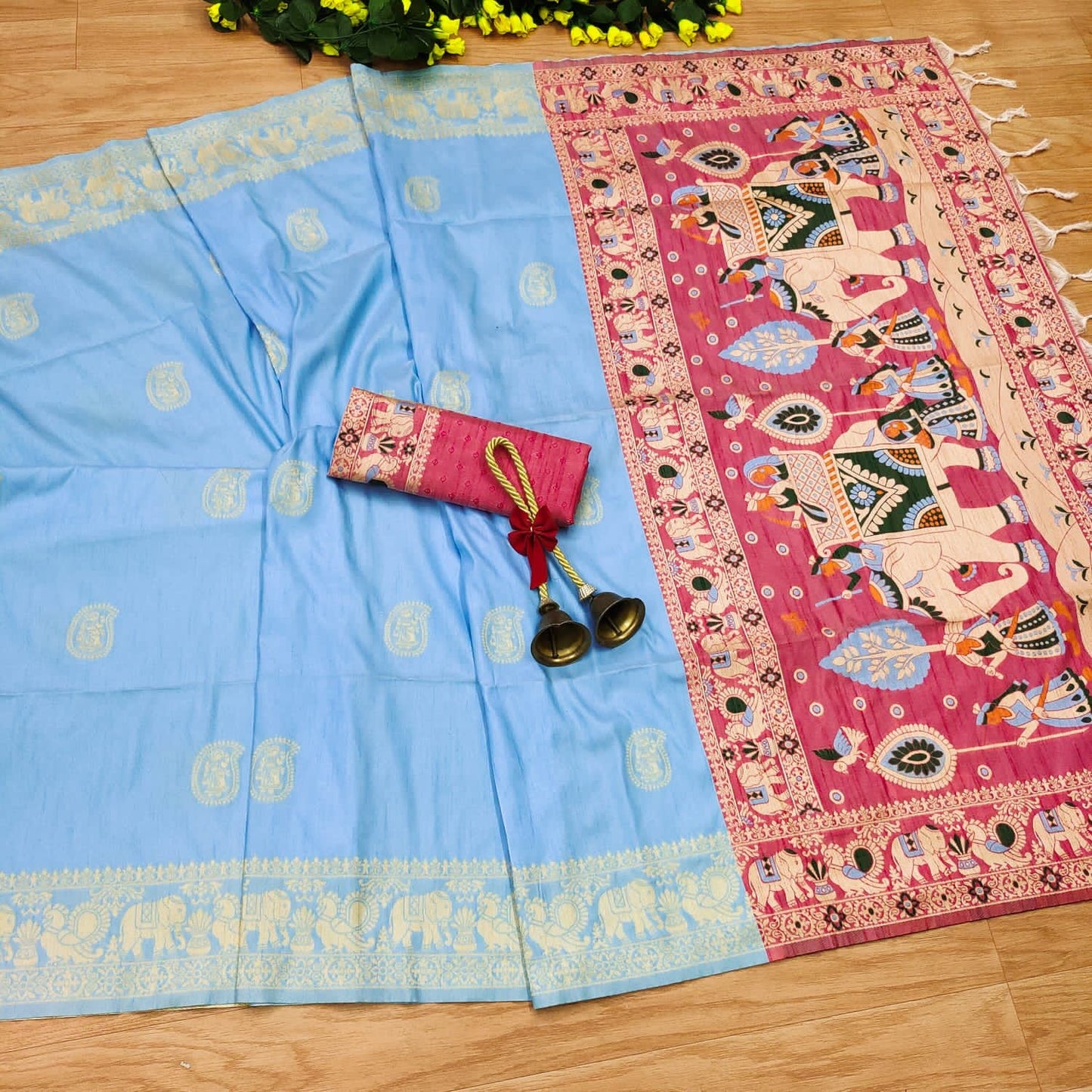 Baarat 5 -Handloom Weaving Silk Saree