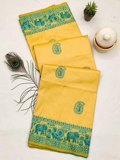 Baarat 5 -Handloom Weaving Silk Saree