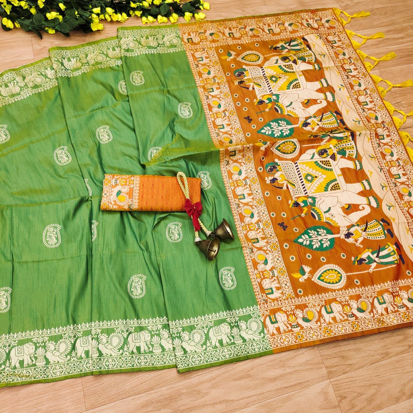 Baarat 5 -Handloom Weaving Silk Saree