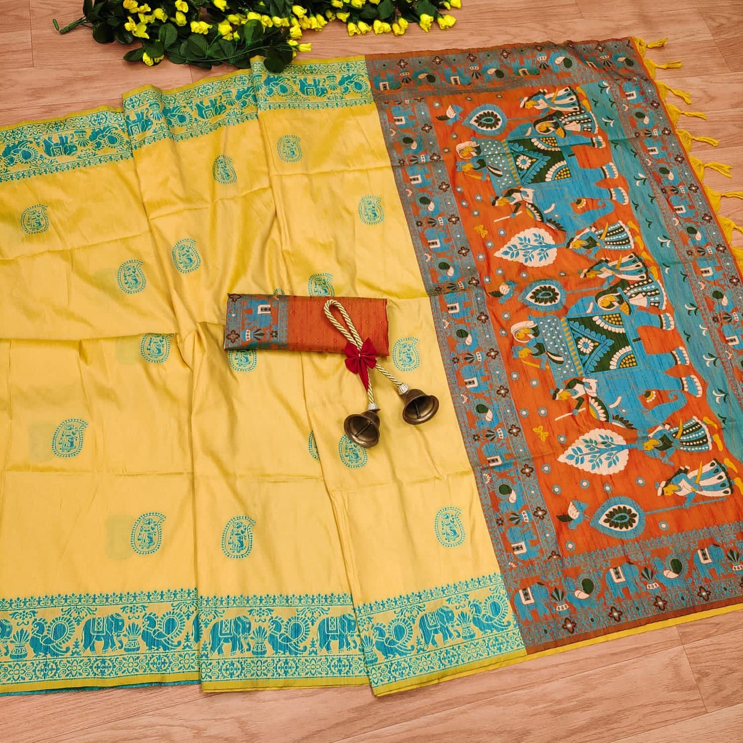 Baarat 5 -Handloom Weaving Silk Saree