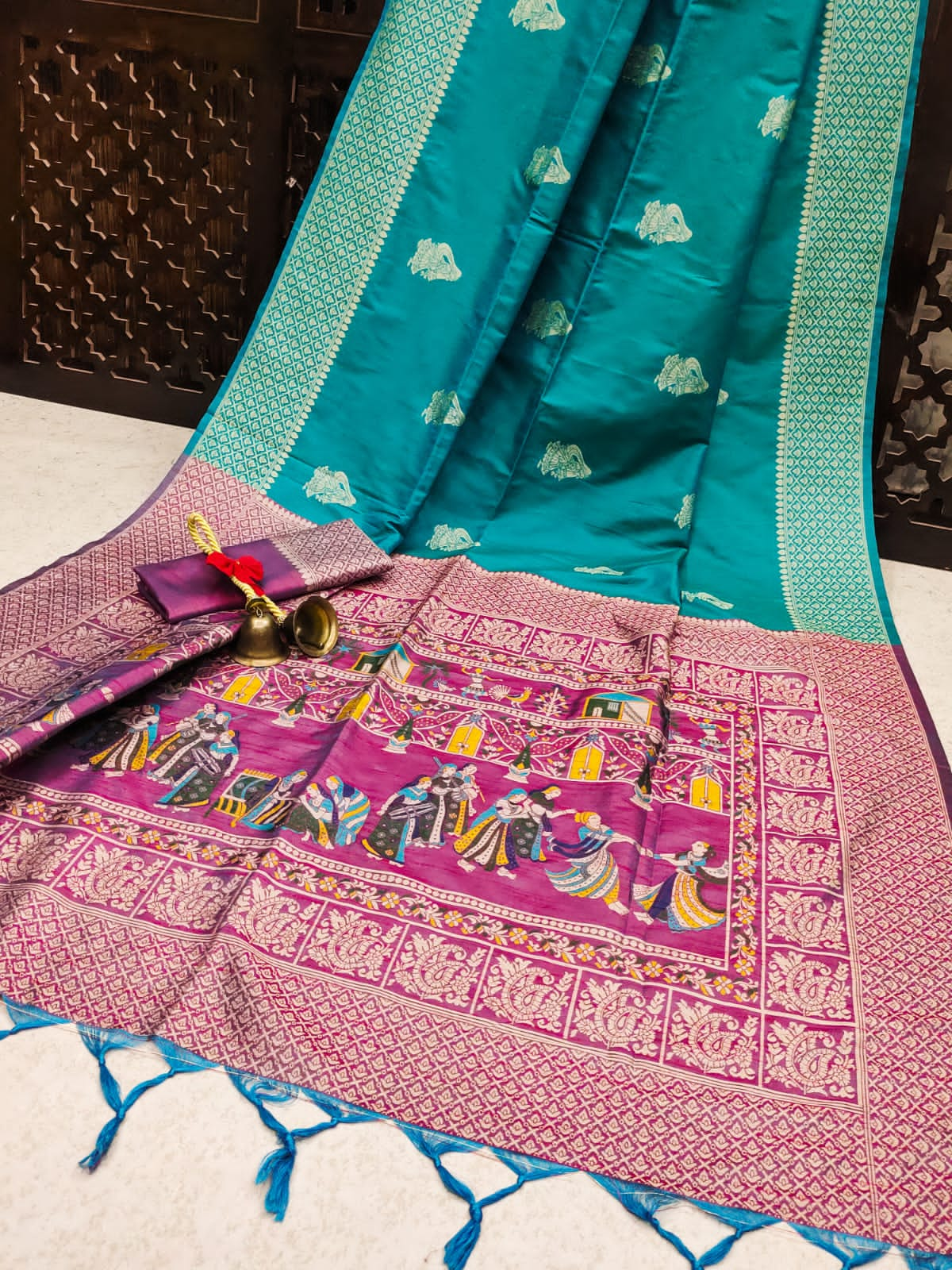 Baarat 4 -Handloom Weaving Silk Saree