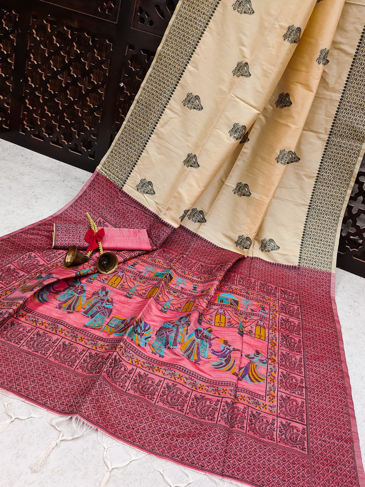 Baarat 4 -Handloom Weaving Silk Saree