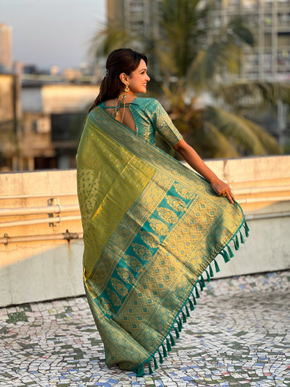 Banarasi Soft Silk Weaving Saree