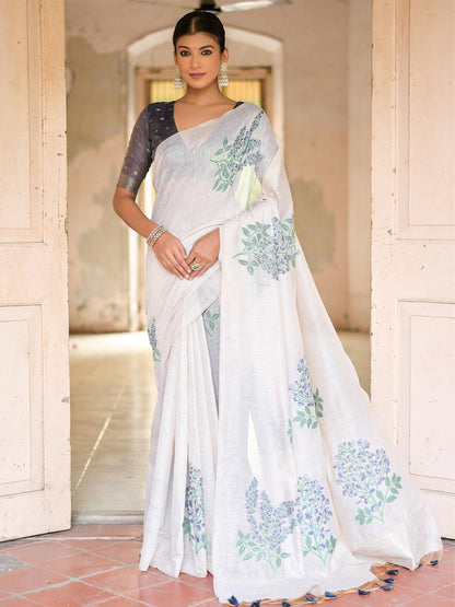 Tree 2-Khaadi Cotton Silk Weaving Saree