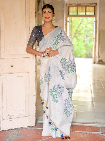 Tree 2-Khaadi Cotton Silk Weaving Saree