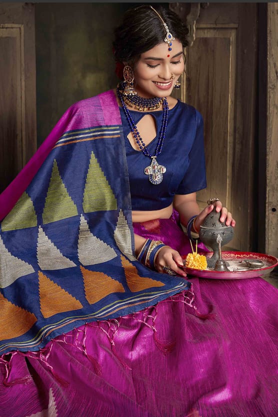 Temple -Handloom Weaving Silk Saree